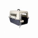 Heavy Duty Dog Travel Carrier Flight Crate, IATA Compliant Airline Approved, White & Grey (10 INCH)
