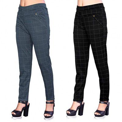Heel & Toe Womens Slim Fit Jeggings (Pack of 2)