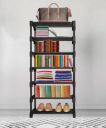 HEGZI Book Shelf, Book Shelf for Home Library, Multipurpose Portable Book Shelf, Unbreakable Material, 7 Layer...