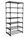 HEGZI Fabric Book Shelf, Book Shelf For Home Library, Portable Book Shelf, Unbreakable Material, 7 Layer-Pack Of 1,White...