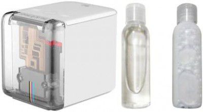 HEIMDEKOR MBrush Portable Mobile Color Printer with Curing Agent (Ink Cartridge, 2 Ink Bottles Included)