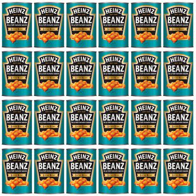 HEINZ Beanz in Tomato Sauce, Baked, 415 g, 24 Count