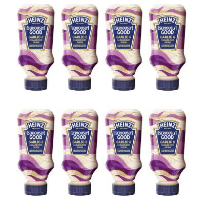 Heinz [Seriously] Good Mayonnaise with Garlic and Caramelised Onion, 220 ml ? 7.58 oz ? 215 g, 8 Pack