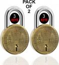 HELENSON ROUND 65MM LOCKS | DOUBLE LOCKING | 8 LEVERS (PACK OF 2)...