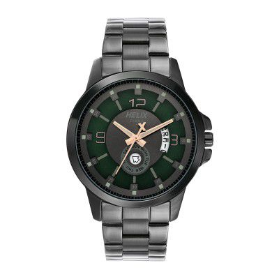 helix Analog Black Dial Mens Watch-TW023HG21