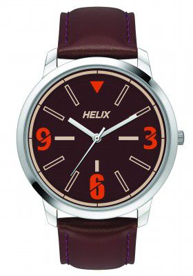 Helix Analog Brown Dial Mens Watch-TW039HG00