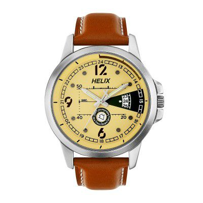 helix Analog Green Dial Mens Watch-TW023HG17