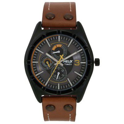 Helix Analog Grey Dial Mens Watch-TW029HG13