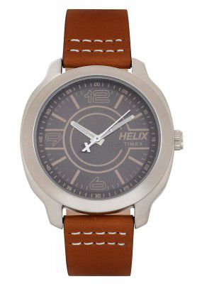 helix Analog Grey Dial Mens Watch-TW018HG08