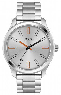 Helix Analog Grey Dial Mens Watch-TW043HG01