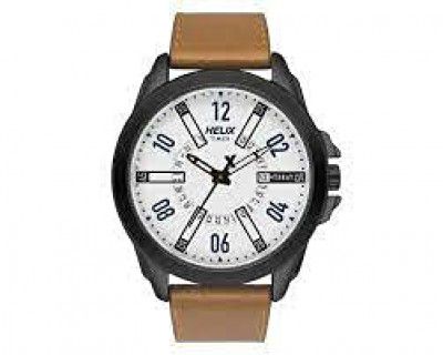 Helix Analog Silver Dial Mens Watch-TW032HG12