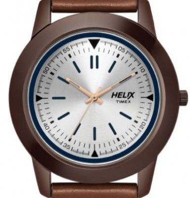 Helix Analog Silver Dial Mens Watch-TW028HG09