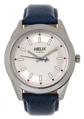 helix Analog Silver Dial Mens Watch-TW031HG05