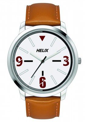 Helix Analog Silver Dial Mens Watch-TW039HG01