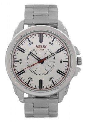 helix Analog Silver Dial Mens Watch-TW032HG03