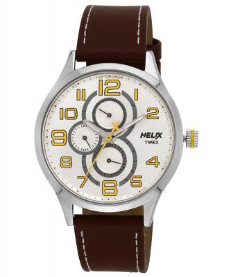 Helix Analogue Yellow Dial Mens Watch-TW003HG08