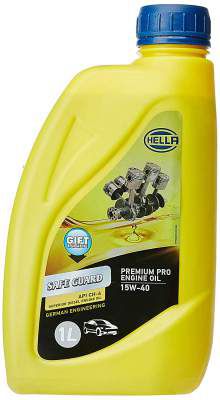 Hella 358059791 Safe Guard Premium Pro 15W-40 API CH4 Engine Oil for Cars(1 L)