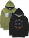 HELLCAT Boys Cotton Blend Hooded Neck Hoodie...