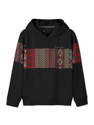 HELLCAT Color Blocked Cotton Blend Hoodie Sweatshirt for Boys