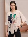 HELLCAT Graphic Printed Round Neck Oversized T-shirt...