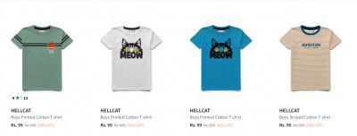 Myntra : Upto 90% Off | Hellcat Kids Clothing