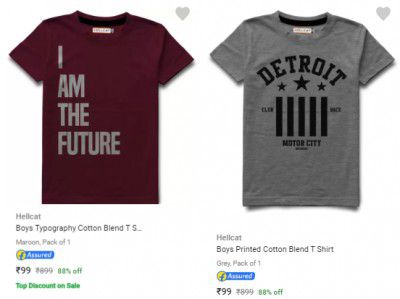 Hellcat Kids T-Shirts starting at ₹99