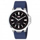 HEMT Blue Dial Date Display Soft Silicone Strap Watch...