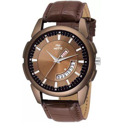 HEMT Brown Dial Day n Date Display Analog Watch HM-GR066-BRW-BRW
