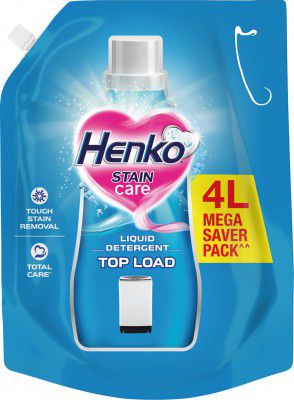 Henko Stain Care Detergent Liquid Top Load (4 L)