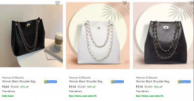 Hennes Mauritz Handbags Starts ₹330 | Upto 94% Off