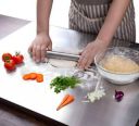 Henny 41cm x 31cm Heavy Stainless Steel Chopping Board For Kitchen ...