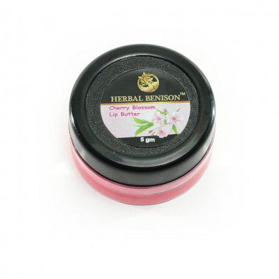 Herbal Benison Skincare India Cherry Blossom Lip Butter,pink