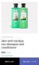 Herbal Essences aloe-and-eucalyp tus-shampoo and conditioner...