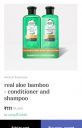 Herbal Essences real aloe bamboo - conditioner and shampoo...