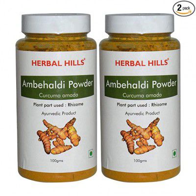 Herbal Hills Ambehaldi Skin Care Powder - 100g each (Pack of 2)