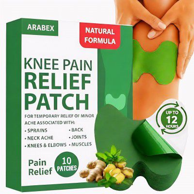 Herbal Knee Pain Relief Patches,Inflammation Patch Sticker (1 pack- 10 patches)