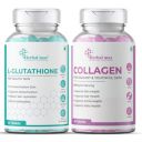 Herbal max L - Glutathione And Collagen Tablet Supplement With Antioxidants | 120 Veg Tablets...