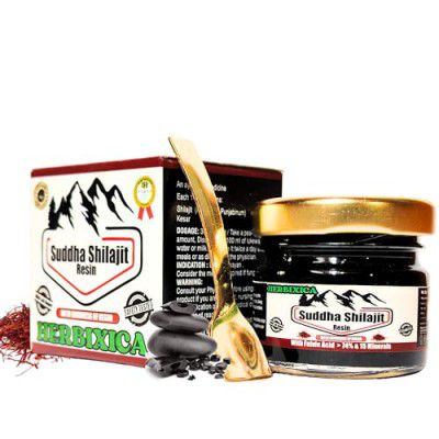 Herbixica Shudhha Shilajit/Shilajeet Resin, Performance Booster