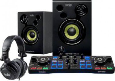 HERCULES DJ Starter Kit Wired DJ Controller