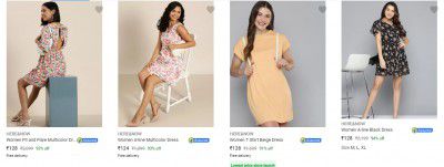 Here&Now Dresses and Gowns up to 94% off | Starts @ Rs 138