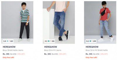 HERE&NOW Kids Clothing Minimum 70% Off 