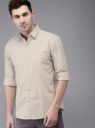 HERE&NOW Men Regular Fit Solid Casual Shirt...