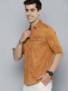 HERE&NOW Men Slim Fit Solid Casual Shirt...
