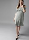 HERE&NOW Women Shift Grey Dress...