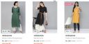 HERE&NOW Women's Kurta Minimum 70% Off...