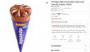Heritage Alpenvie Double Chocorush Cone Ice Cream 110ml...