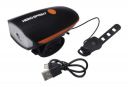 Hero 2 in 1 Rechargeable 3 Mode Cycle/Bike Light with Speaker(140DB) with Micro USB Charging - Front Light - Waterproof(IPX6)...