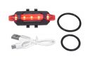 Hero Rechargeable Waterproof 4 Mode Back Light Tail Light with Micro USB Cable Charging for Bicycle...
