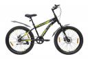 Hero Thorn 24T Mountain Bicycle for Mens | Front Suspension | Dual Disk Brake | Ideal for Adult (Black-Green)...