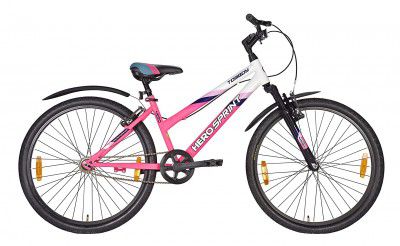 Hero Tomboy Front Suspension Single Speed 26T Bicycle (STOM26PKWH07)